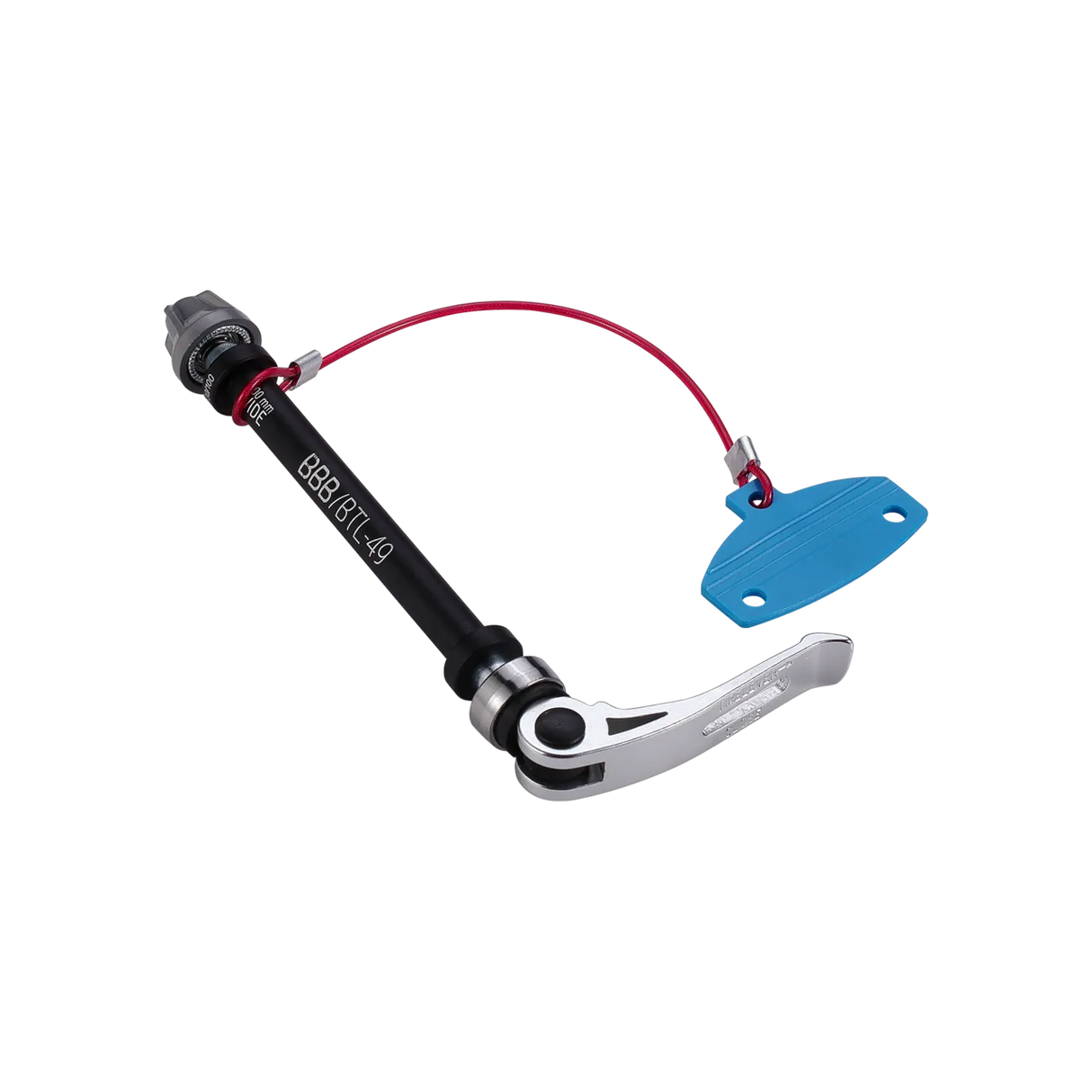 BBB ForkGrip BTL‑49 Transport Protection Axle - 100 mm Quick Release Fork Guard with Disc Brake Adapter