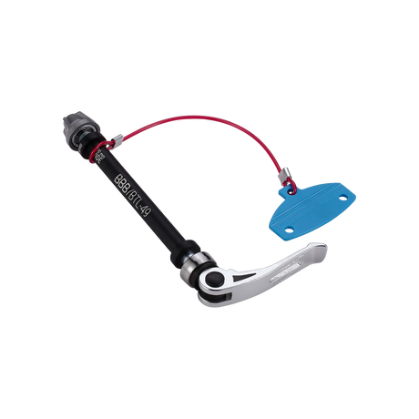 BBB ForkGrip BTL‑49 Transport Protection Axle - 100 mm Quick Release Fork Guard with Disc Brake Adapter