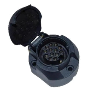 13-Pin Plastic Socket for Vehicles | LG1375 | Durable & Weatherproof