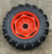 13.6 x 28 Rear Aig Tyres + 8 stud Rims to suit L2 Series