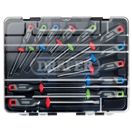 Draper Soft Grip Screwdriver Set (12 Piece)
