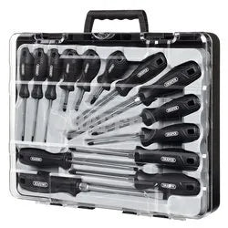 14 Piece Hard Grip Screwdriver Set - Chrome Vanadium Steel (13587)