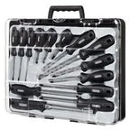 14 Piece Hard Grip Screwdriver Set - Chrome Vanadium Steel (13587)