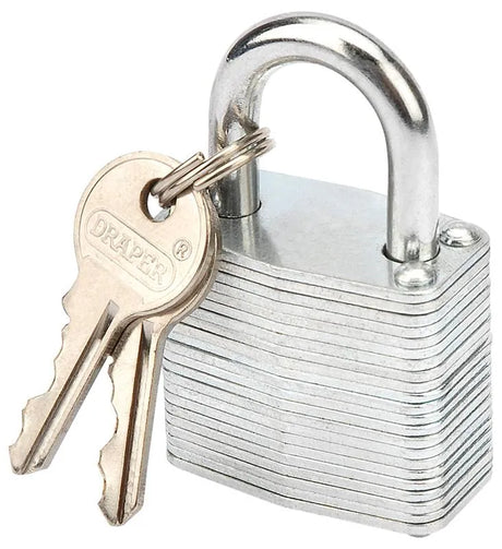 Draper 30mm Laminated Steel Padlock