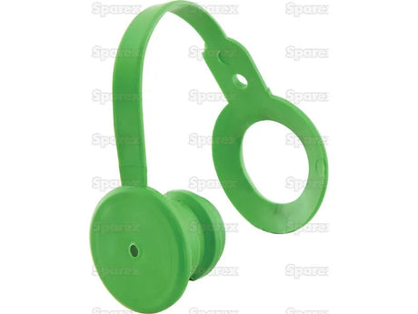 Sparex Green PVC Dust Plug | Fits 1/2'' Female Hydraulic Coupling