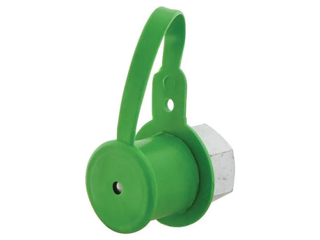 Sparex Green PVC Dust Cap - Fits 1/2" Male Coupling | Durable & Protective
