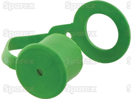 Sparex Green PVC Dust Cap - Fits 1/2" Male Coupling | Durable & Protective