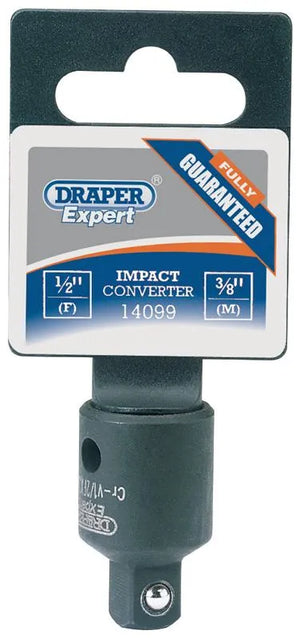 Draper 1/2"(F) x 3/8"(M) Impact Socket Converter