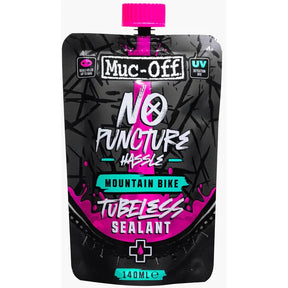 Muc-Off No Puncture Hassle Tubeless Sealant Pouch 140ml - Ultimate MTB and Road Bike Protection