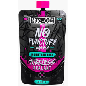 Muc-Off No Puncture Hassle Tubeless Sealant Pouch 140ml - Ultimate MTB and Road Bike Protection