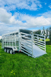 M-Tec 14ft x 6ft Tri Axle Livestock Trailer