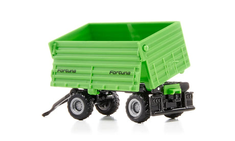 Siku Deutz Fahr Tractor with Fortuna 2 Axle Trailer 1:87