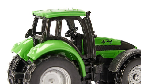 Siku Deutz Fahr Tractor with Fortuna 2 Axle Trailer 1:87