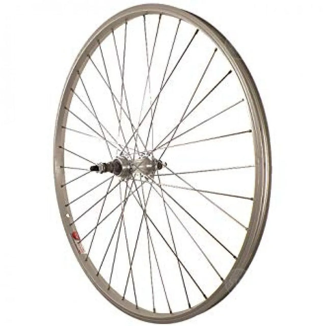 24" Alloy Front Wheel - Solid Axle - Silver Finish