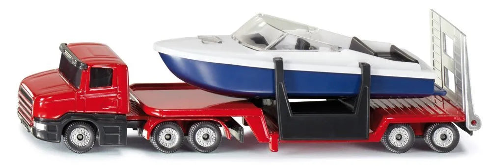 Siku Low Loader with Boat 1:87