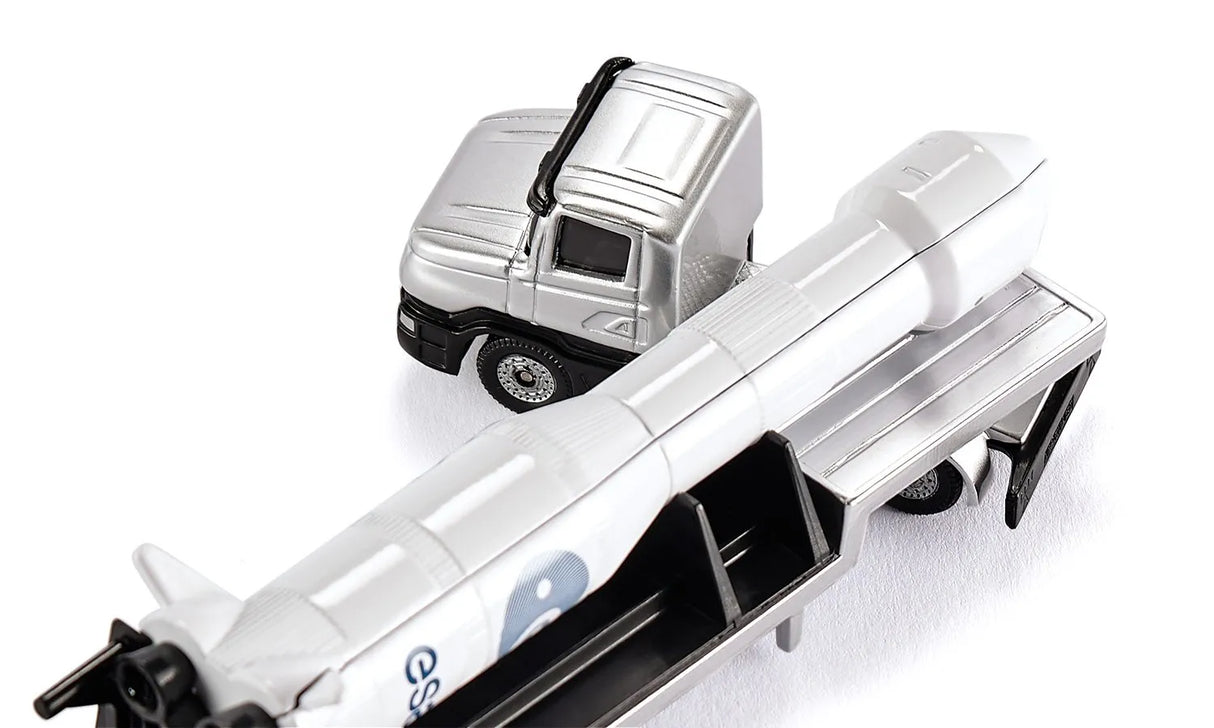 Siku Low Loader with Rocket 1:87