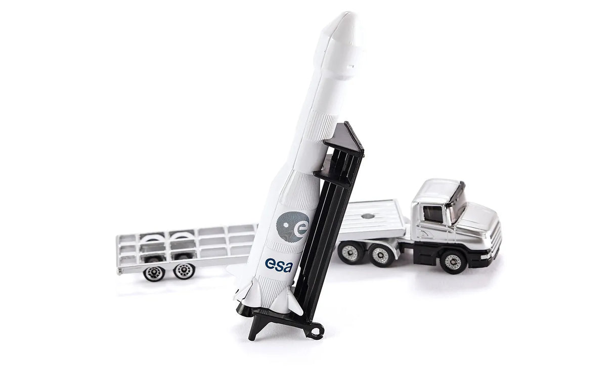 Siku Low Loader with Rocket 1:87
