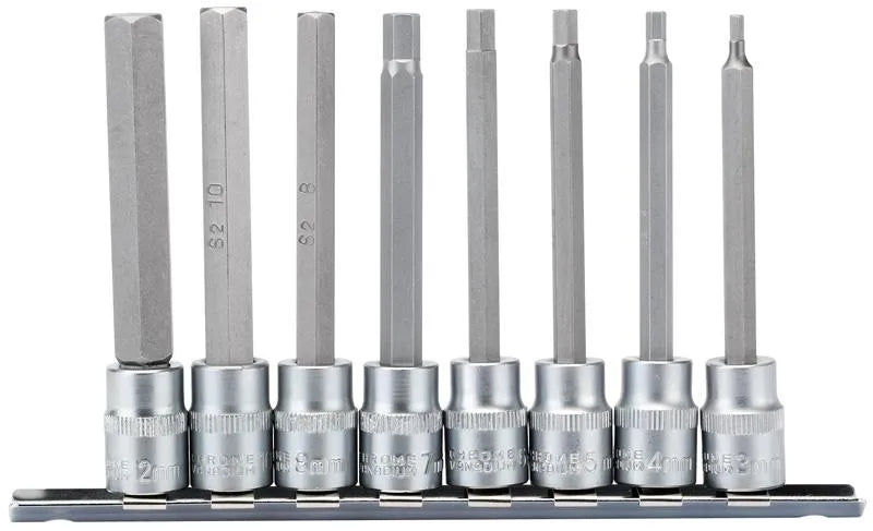 Draper 3/8" Sq. Hexagonal Socket Bit Set (8 Piece)