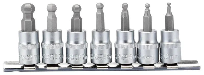 Draper 3/8" Sq. Hexagonal Socket Bit Set (7 Piece)