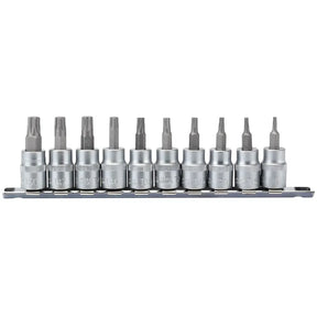 Draper TX-STAR Socket Bit Set, 3/8" Sq, Dr, 48mm (10 Piece)