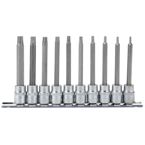 Draper TX-Star Socket Bit Set 3/8" Sq. Dr. 100mm (10 Piece)