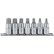 Draper TX-Star Security Socket Bit Set 1/2" Sq DR, 55mm (7 Piece)