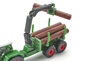 Siku Fendt Tractor with Forest Trailer 1:87
