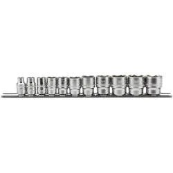 Draper 3/8" Sq. Imperial Socket Set on Metal Rail (11 Piece)
