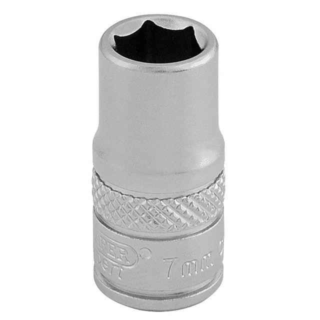 Draper Socket, 1/4" Sq, Dr, 7mm