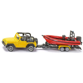 Siku Jeep with Boat 1:87