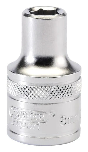 Draper 1/2" Sq. 6 Point Metric Socket (8mm)