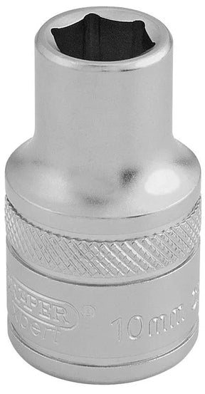 Draper 1/2" Sq. 6 Point Metric Socket (10mm)