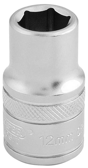 Draper 1/2" Sq. 6 Point Metric Socket (12mm)
