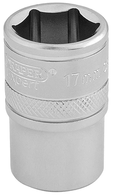 Draper 1/2" Sq. 6 Point Metric Socket (17mm)