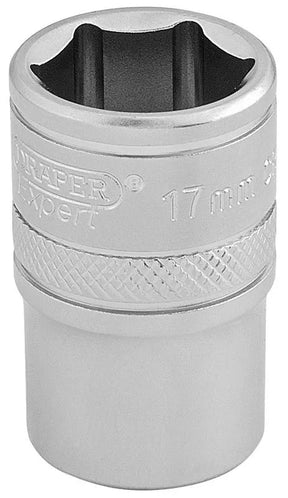 Draper 1/2" Sq. 6 Point Metric Socket (17mm)