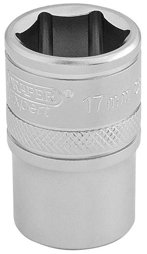 Draper 1/2" Sq. 6 Point Metric Socket (17mm)
