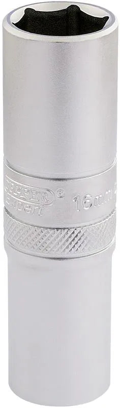 Draper 1/2" Sq. Dr. 6 Point Metric Deep Socket (16mm)