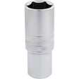 Draper 6 Point Metric Deep Socket, 1/2" Sq, Dr, 22mm