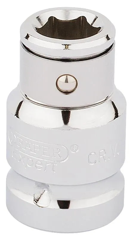 Draper 1/2" Sq. x 10mm Hexagon Screwdriver Bit Holding Socket