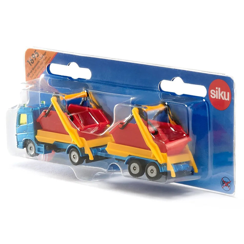 Siku Truck with Skip and Trailer 1:87