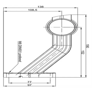 LED Global LG175 - 3 Function Led 90 Degree Stalk Marker Light (LH)