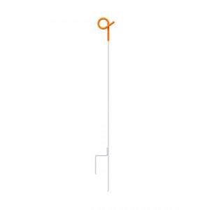 Gallagher Pigtail Spring Steel Post with Curling Insulator