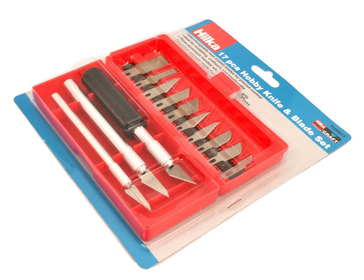 17 piece Hobby Knife & Blade Set