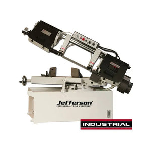 Jefferson 9'' x 18'' Metal Cutting Bandsaw Swivel Head 230V - Heavy Duty Cast Bow