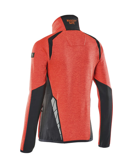 Mascot Ladies Fleece Half Zip Red