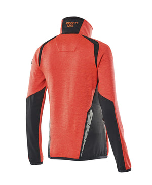 Mascot Ladies Fleece Half Zip Red