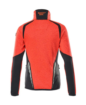 Mascot Ladies Fleece Half Zip Red