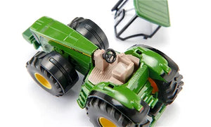 SIKU John Deere 8000 Series Tractor with Tipping Trailer Toy - 1:50 Scale | SIKUFARMER Series