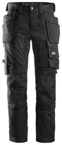 Snickers 6241 AllRoundWork Stretch Trousers Holster Pockets - Black