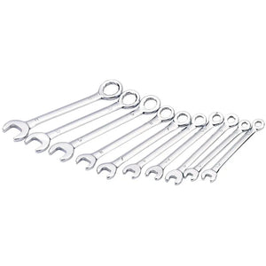 Draper Metric Midget Combination Spanner Set (10 Piece)